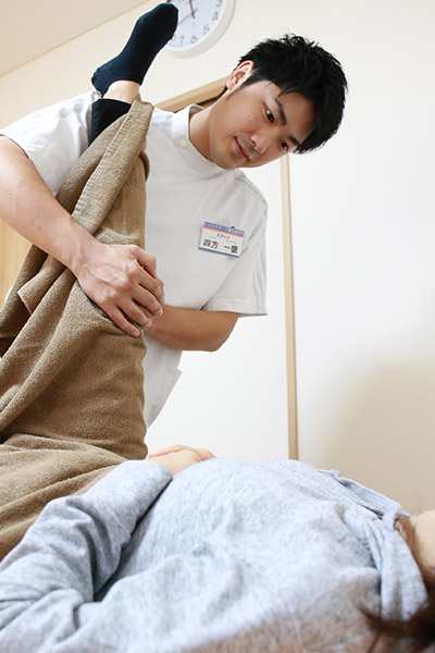 施術の様子